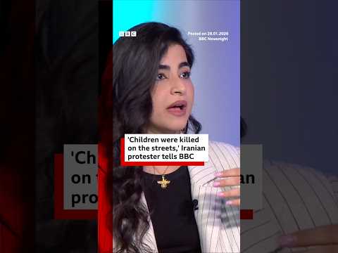 ‘Children were killed on the streets,’ Iranian protester tells BBC. #Iran #IranProtests #BBCNews