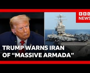 Trump warns Iran &ldquo;massive armada&rdquo; on way and time running out for nuclear deal | BBC News