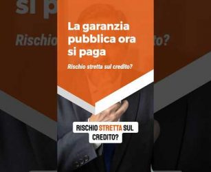 La garanzia pubblica ora si paga: rischio stretta sul credito?