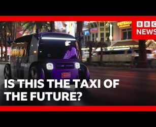 Has Las Vegas got the taxi of the future, now? | BBC News
