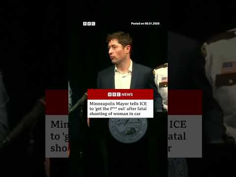 Minneapolis Mayor uses strong language to tell ICE to leave his city. #Minneapolis #BBCNews