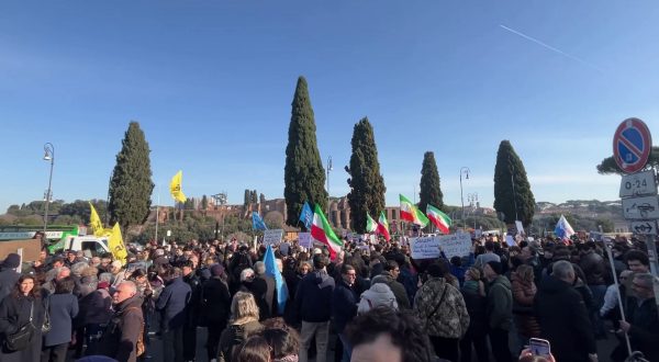 A Roma manifestazione per l’Iran dei Radicali, le immagini
