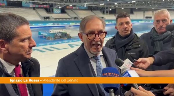 La Russa “Ice Park lascito per la città di Milano, un onore avere le Olimpiadi”
