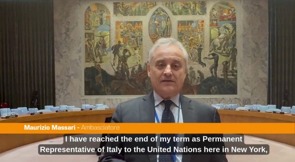 Onu, fine mandato per Massari “Un periodo ricco di soddisfazioni e risultati”