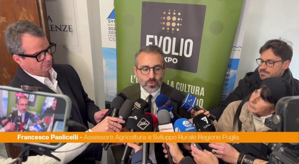 Evolio, Paolicelli “Produzione di olio importante per la Puglia”