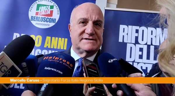 Sicilia, Forza Italia. Caruso “Sarà congresso a scegliere classe dirigente”
