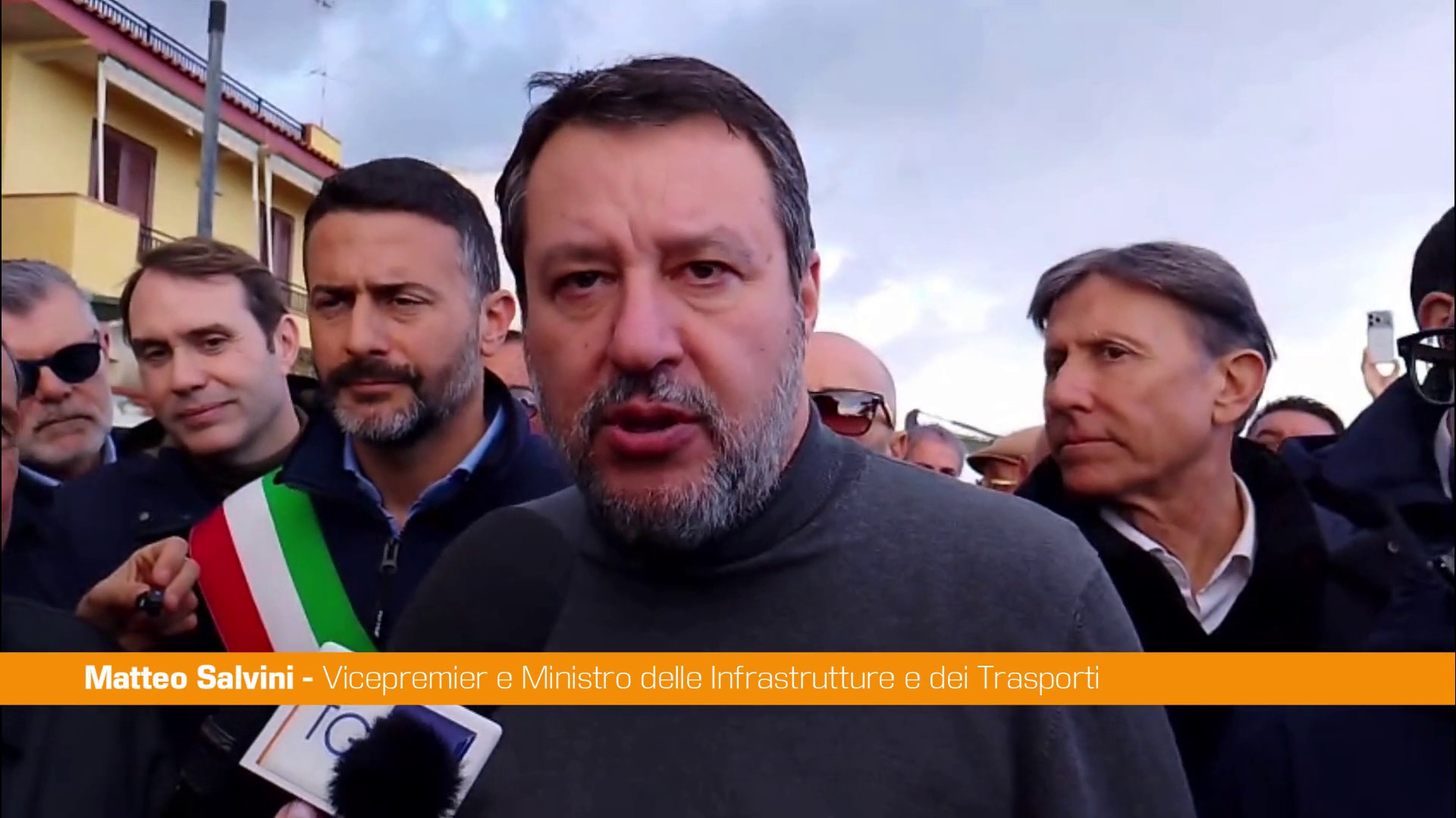 Maltempo, Salvini nel Messinese "Serve tagliare i tempi della burocrazia"