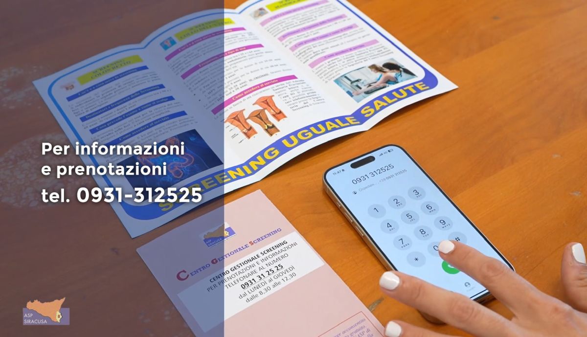 Screening oncologici, nel 2025 pi&ugrave; adesioni all&rsquo;Asp di Siracusa