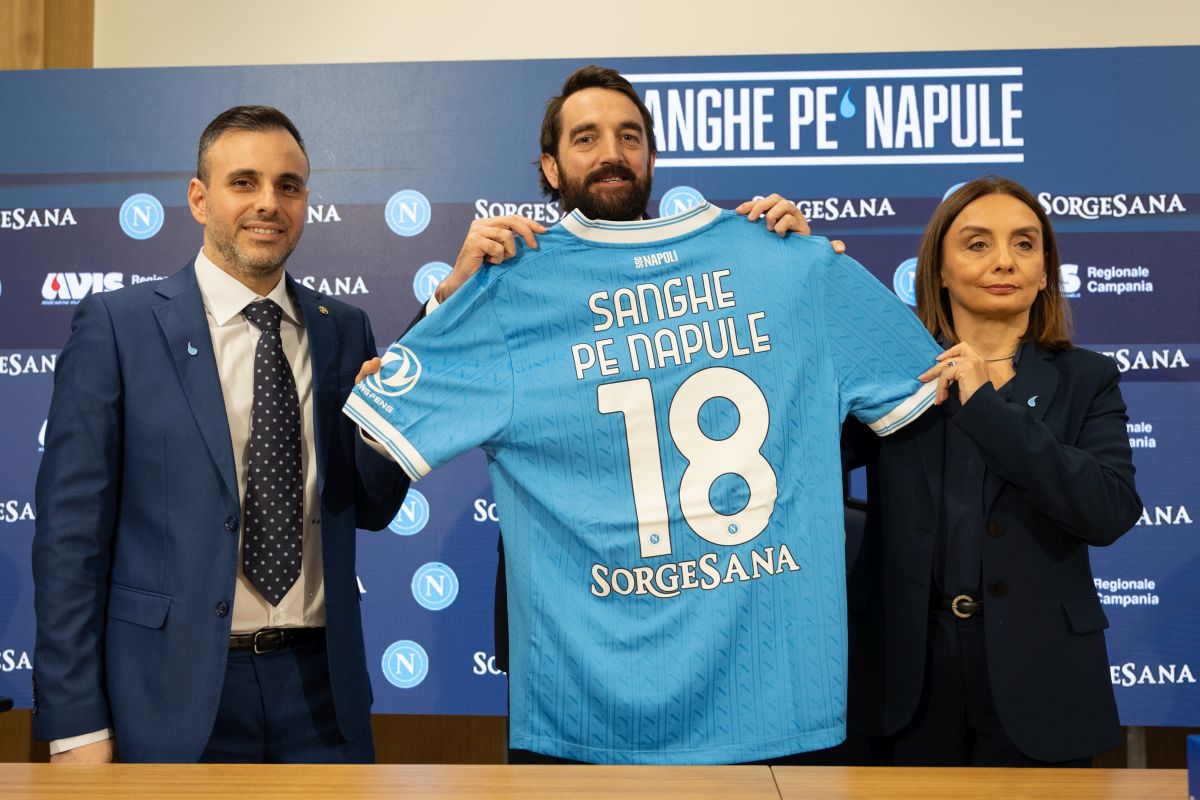 &ldquo;Sanghe pe Napule&rdquo;, Sorgesana con SSC Napoli e Avis per la donazione del sangue