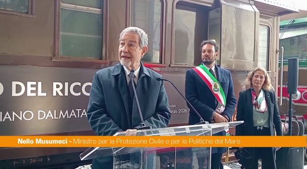 Treno del Ricordo, Musumeci “Giovani conoscano storia per non ripetere errori”