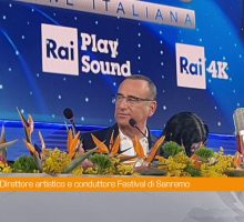 Sanremo, Conti "Festival in ottime salute. Il futuro? Si scoprir&agrave; stasera"