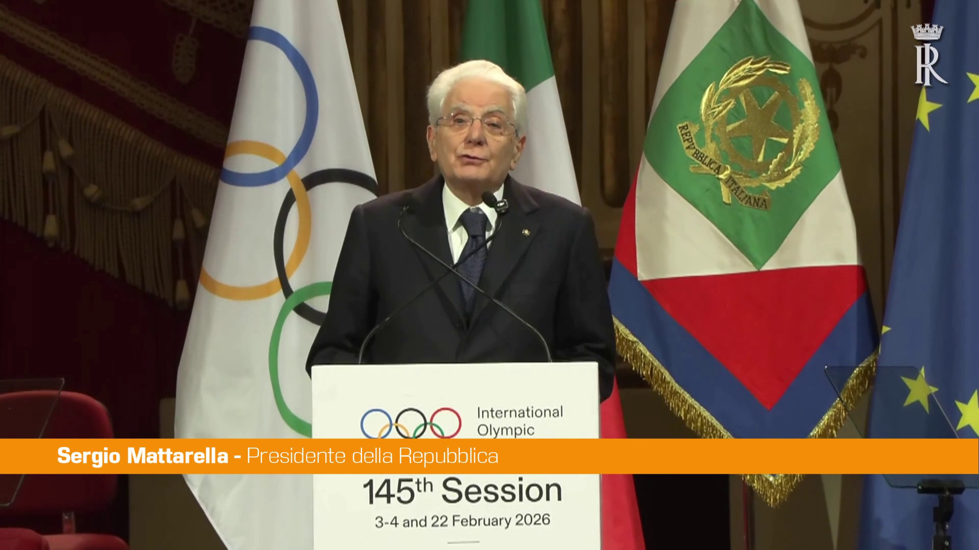 Milano-Cortina 2026, Mattarella "Lo sport &egrave; incontro in pace"