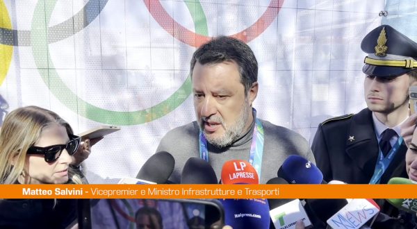 Milano-Cortina, Salvini “L’Italia sta offrendo il meglio di sé al mondo”