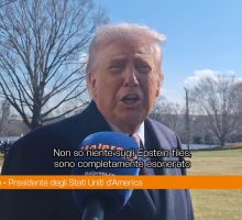 Trump "Epstein Files? Non so nulla"
