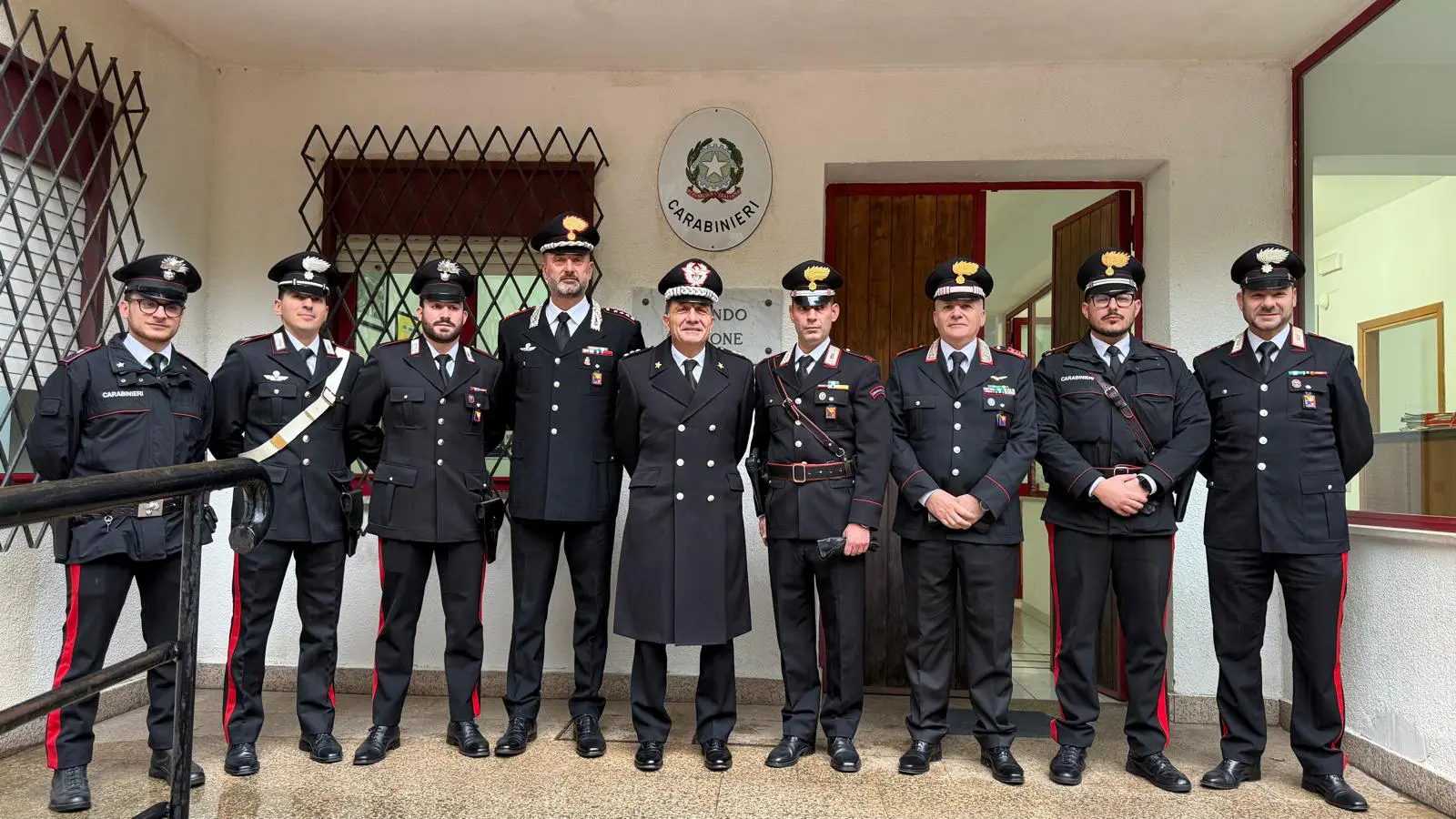 Il comandante della Legione Carabinieri Sicilia visita due stazioni nel Messinese