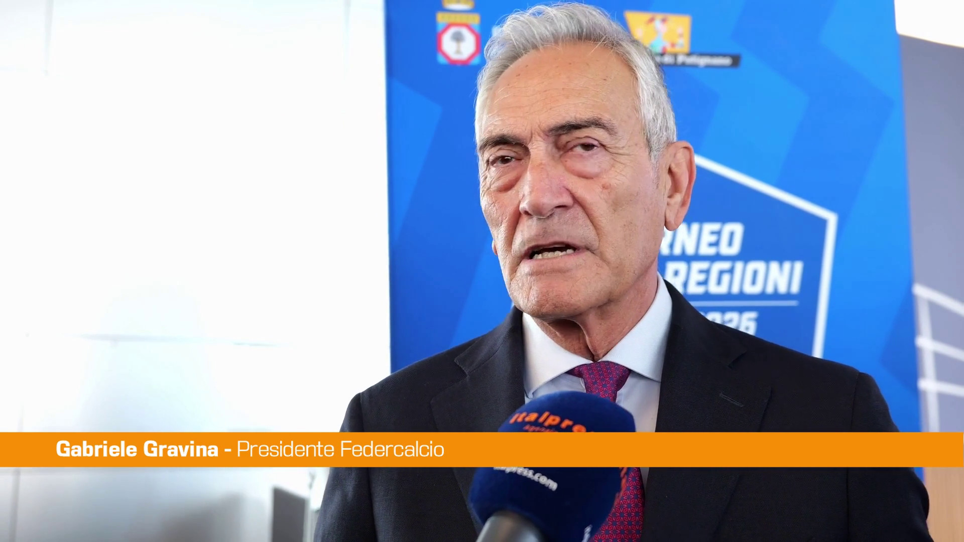 Trofeo delle Regioni, Gravina "Evento straordinario con 2000 giovani in campo"