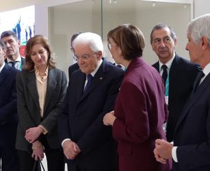 Mattarella visita la mostra Musa a Milano