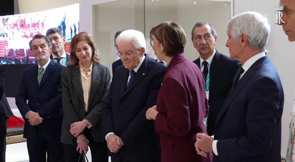 Mattarella visita la mostra Musa a Milano