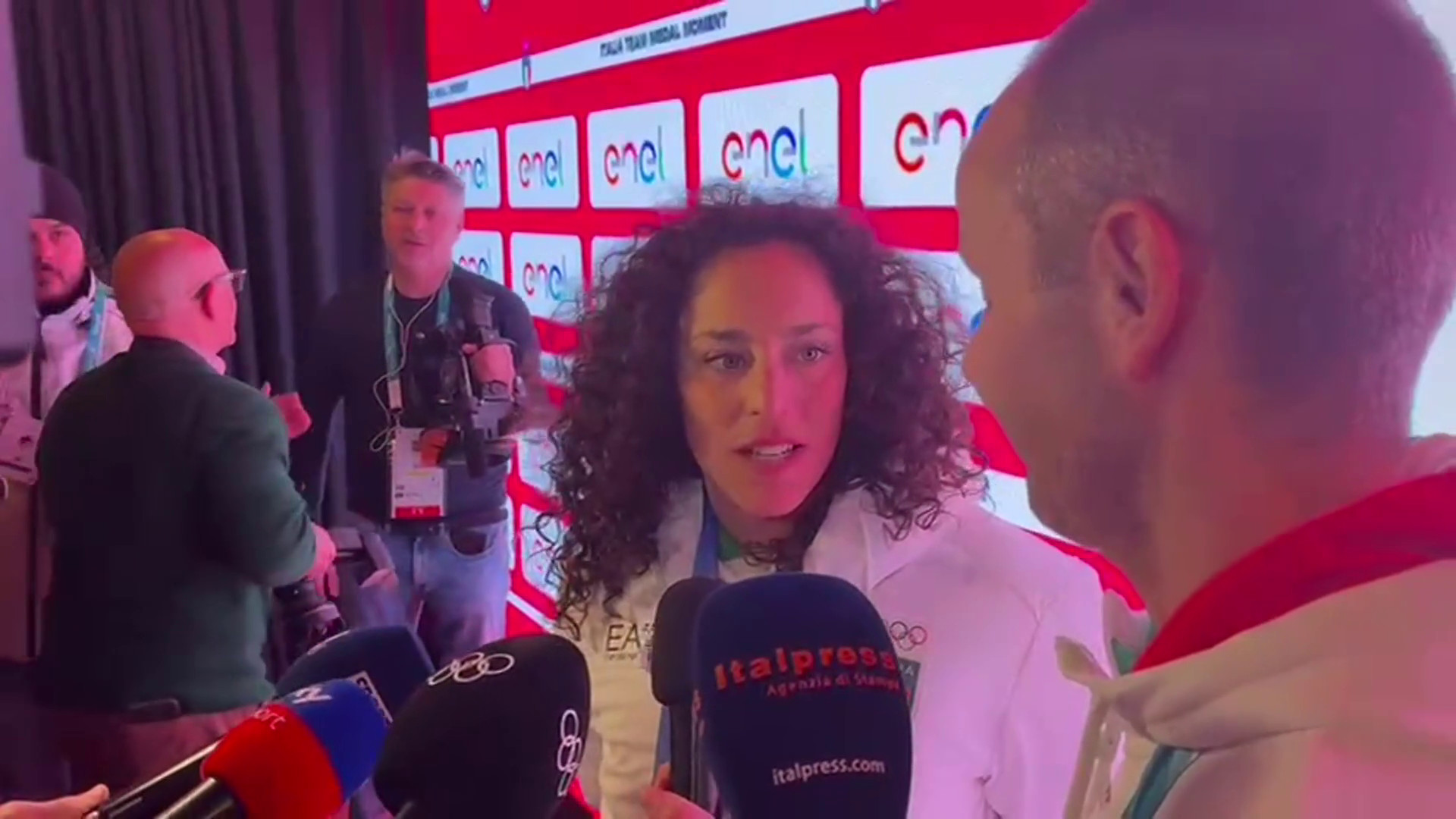 Brignone festeggiata a Casa Italia "Mi porto a casa l'esperienza"