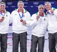 Bronzo nella staffetta maschile: Italia ancora sul podio nello short track