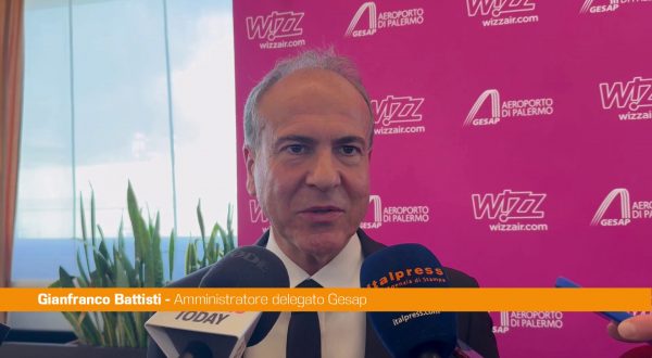 Battisti (Gesap) “Arrivo Wizz Air a Palermo è messaggio al mercato”