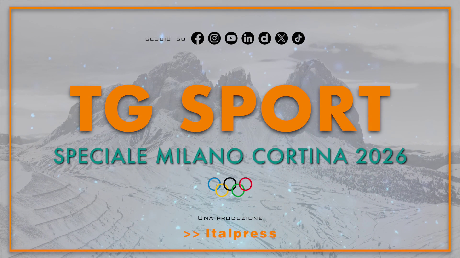 Tg Sport - Speciale Milano Cortina 2026 - 17/2/2026