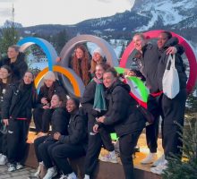 Volley, le ragazze di Conegliano in visita a Casa Italia a Cortina