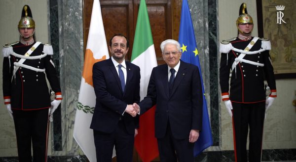 Mattarella riceve il presidente di Cipro, “Paese amico e alleato”