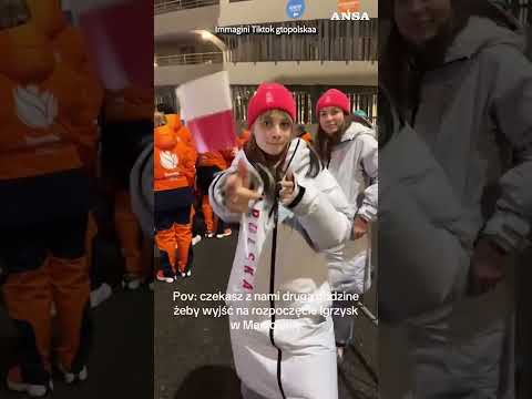 Da San Siro ai social,il backstage della festa d'apertura degli atleti#ansa #milanocortina2026 #news