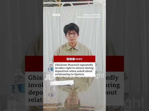 Ghislaine Maxwell repeatedly invokes right to silence during deposition. #EpsteinFiles #BBCNews