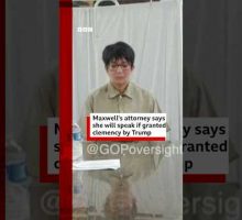 Ghislaine Maxwell's attorney says she will speak if granted clemency by Donald Trump. #BBCNews