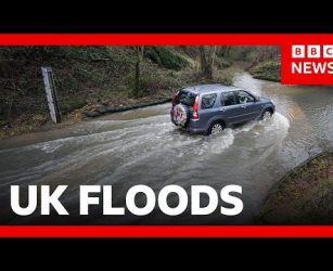 LIVE: Roads and homes flooded in UK with 100 warnings issued | BBC News