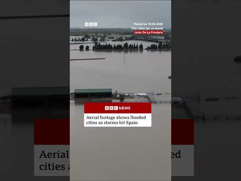 A series of storms has caused flooding in Spain. #Spain #BBCNews