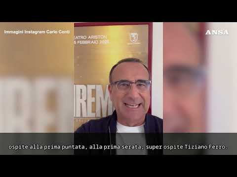 Sanremo, Conti: "Tiziano Ferro super ospite alla prima serata" #sanremo2026 #ansa #news