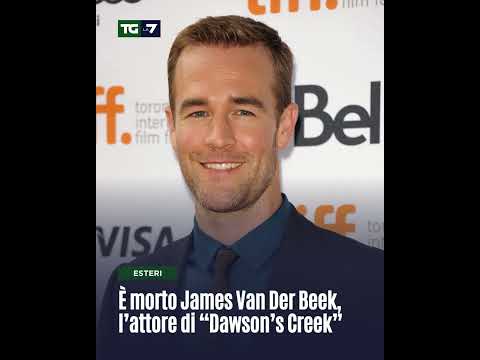 &Egrave; morto James Van Der Beek, l&rsquo;attore di &ldquo;Dawson&rsquo;s Creek&rdquo;