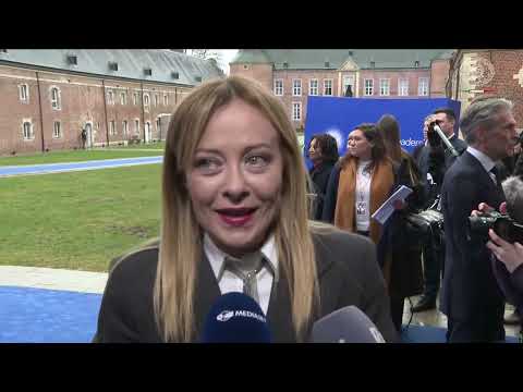 Incontro informale dei Leader dell'Ue, il punto stampa del Presidente Meloni
