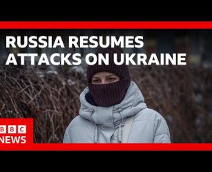 Russia resumes attacks on Ukraine, killing four in central Cherkasy region | BBC News