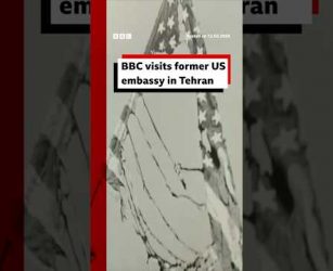BBC visits former US embassy in Tehran. #Iran #BBCNews