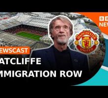 Manchester United co-owner sorry language 'offended some' after immigration comments | BBC Newscast