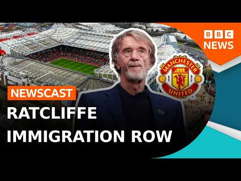 Manchester United co-owner sorry language 'offended some' after immigration comments | BBC Newscast