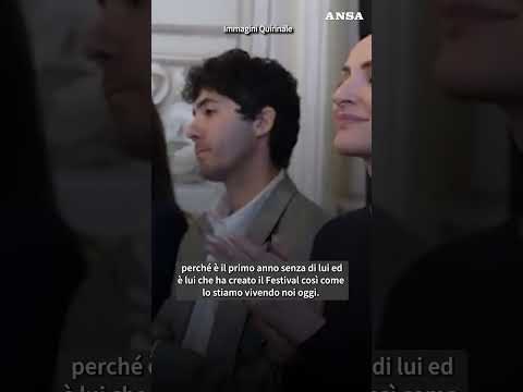 I cantanti di Sanremo intonano “Azzurro” per Mattarella #ansa#sanremo2026