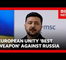 Zelensky: European unity is 'best weapon' against Russia | BBC News