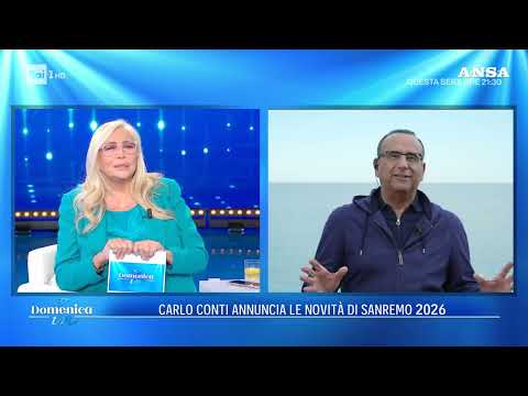 Sanremo, Carlo Conti: "Andrea Bocelli alla serata finale del Festival"#sanremo2026 #ansa #news