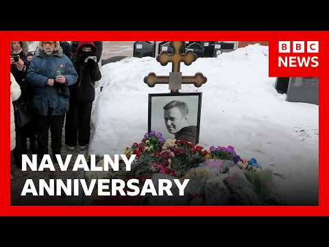 Calls for ‘justice’ on Alexei Navalny death anniversary | BBC News