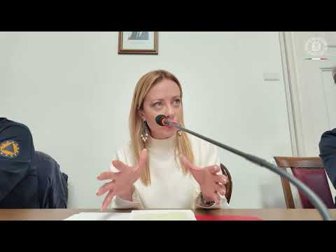 Niscemi, incontro del Presidente Meloni con il Comitato dei cittadini