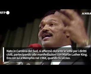 E' morto Jesse Jackson, voce dei diritti civili #ansa #news