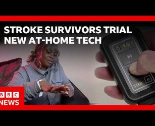 Stroke survivors' trial new at-home tech | BBC News