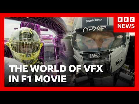 F1 movie VFX supervisor reveals how film was made | BBC News