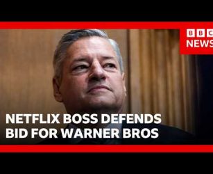Netflix boss defends bid for Warner Bros as Paramount deadline looms | BBC News