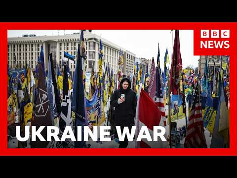 Four years since Russia’s full-scale invasion of Ukraine | BBC News